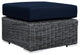 Canvas Navy Summon 12-Piece Outdoor Patio Sunbrella Sectional Set