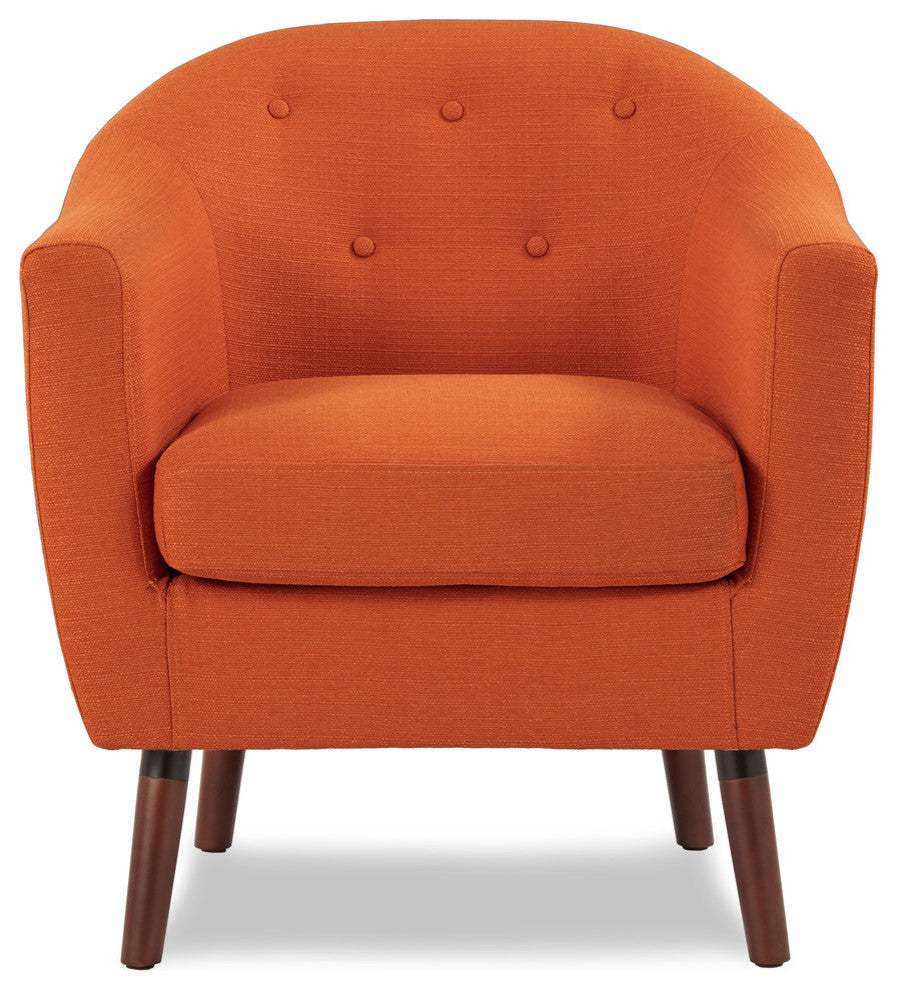 Baylor Accent Chair, Orange