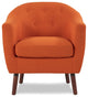 Baylor Accent Chair, Orange