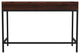 Carl 45" Wood and Metal Writing Desk
