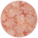 Oceanic Blooms, Coral, 8' Round