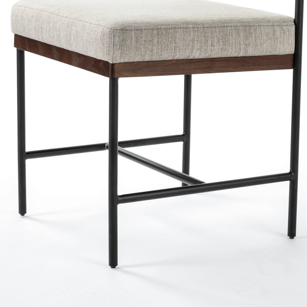 Benton Dining Chair-Savile Flannel