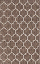 Unique Loom Brown Trellis Outdoor 5' 0 x 8' 0 Area Rug