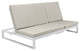 LeisureMod CLW-82BG Chelsea Convertible Lounge Reclining Double Chaise Cushions