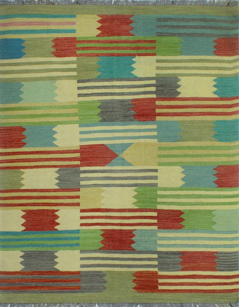 Winchester Kilim Kirby Burgundy/Ivory Rug, 5'1x6'7