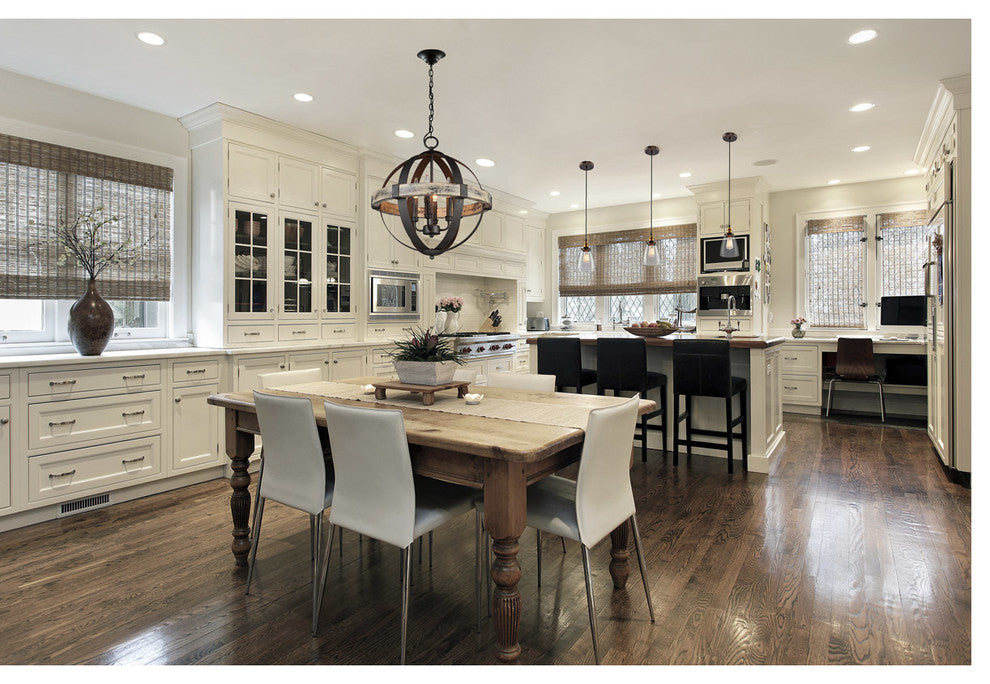 Castello 4-Light Black Chandelier