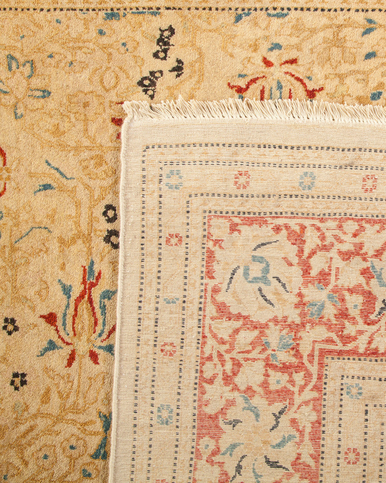 Kate, One-of-a-Kind Hand-Knotted Area Rug Ivory, 6'1"x8'10"