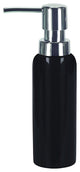 Porcelain Bathroom Accessories, Pur Shiny, Black, Soap Dispenser