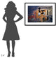 "Pigeons" Framed Digital Print by Allan Wallberg, 38"x28"