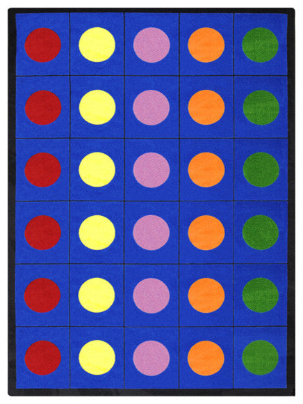 Lots of Dots 10'9" X 13'2" Area Rug, Color Multi