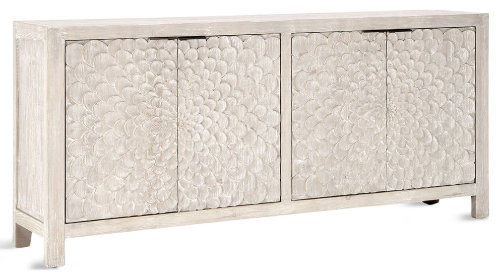 Delilah White Washed Sideboard