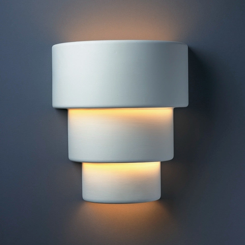 Ambiance Large Terrace Outdoor Wall Sconce, Bisque