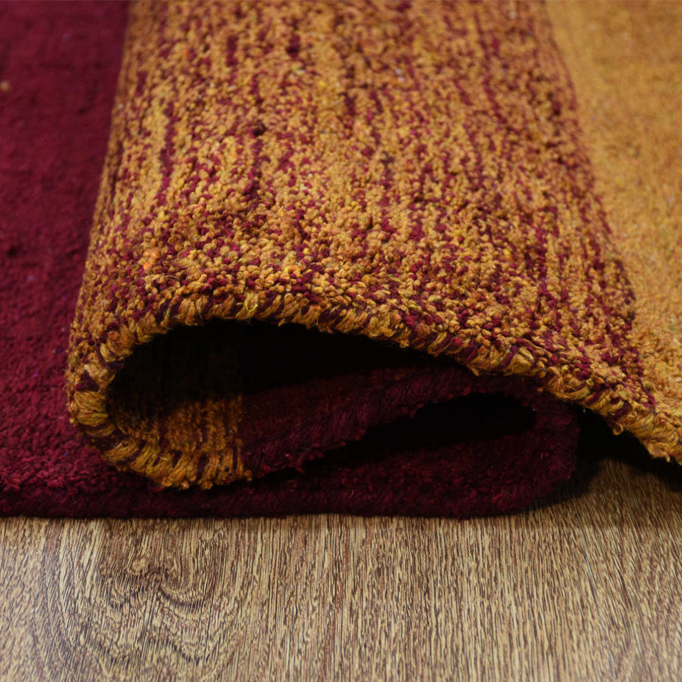HAND KNOTTED LOOM SILK ECO-FRIENDLY RUGS-10'x10',Square,Multicolor,Contemporary