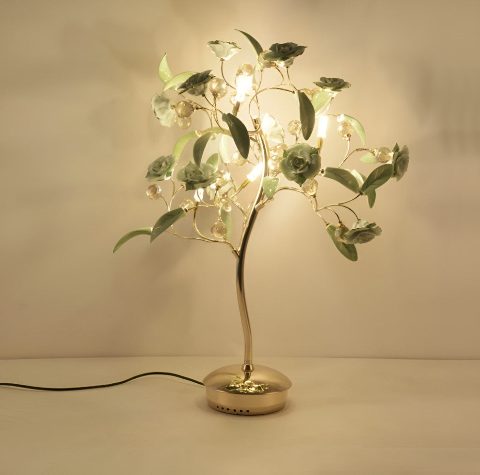 La Tour-de-Peilz | Creative LED Night Lightting in the Shape of Tree, Green