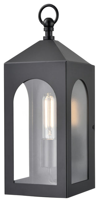 1 Light 5.75 in. Powder Coated Black Outdoor