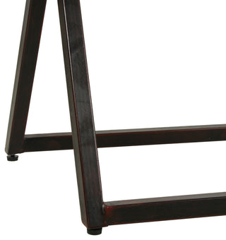 East at Main 20-inch Bronze Round Folding Side Table