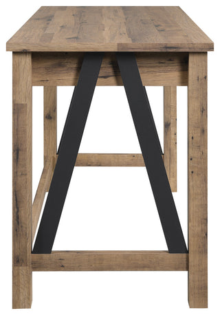 Quinton Writing Desk With Drawer, Salvage Oak