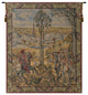 Old Brussels Flanders Vertical Belgian Wall Tapestry
