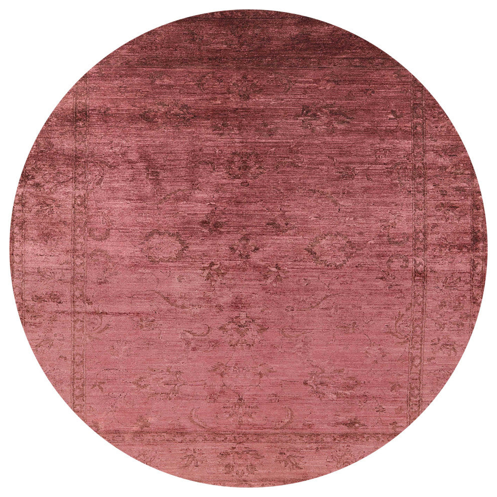 Ahgly Company Indoor Round Mid-Century Modern Area Rugs, 8' Round