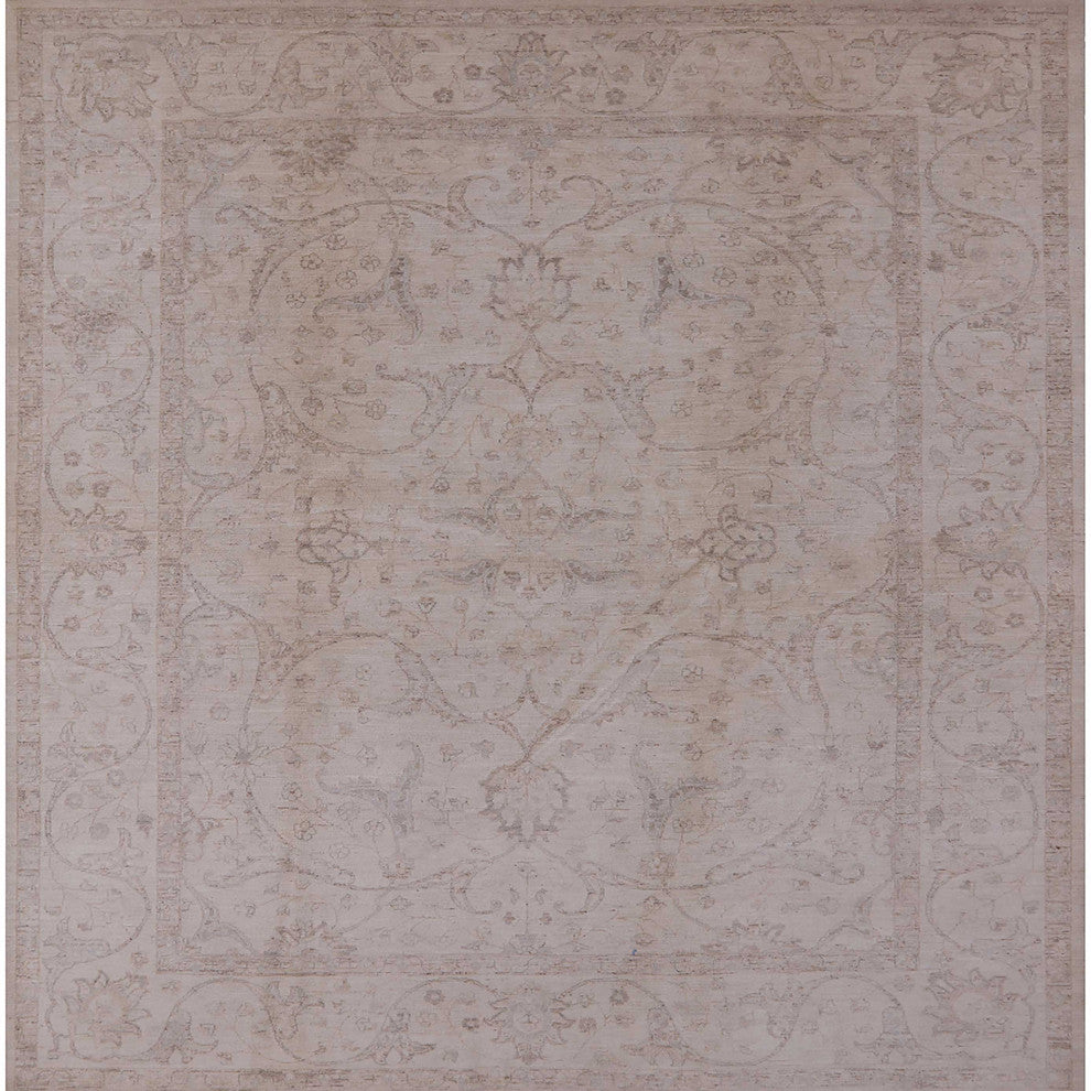 Ahgly Company Indoor Square Mid-Century Modern Area Rugs, 4' Square