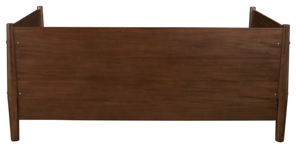 Flynn Mid Century Modern Twin Size Day Bed, Walnut