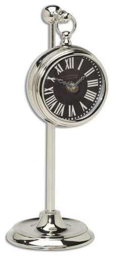 Uttermost 6071 Pocket Watch Nickel Marchant Black Clock