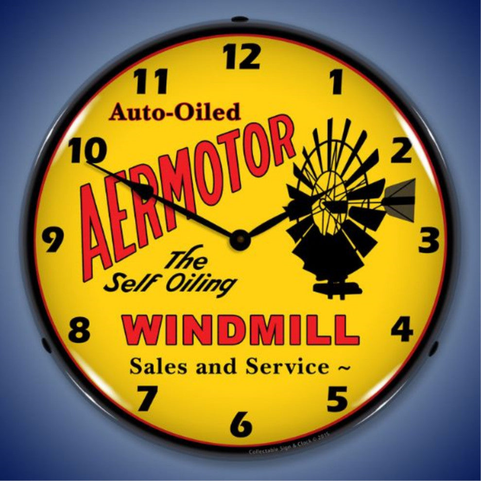 1507613 Aermotor Windmill Clock
