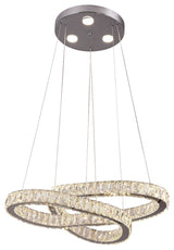 LED Double Ring Chandelier