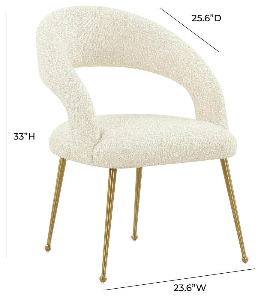 Rocco Cream Boucle Dining Chair