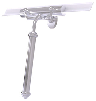Shower Squeegee with Smooth Handle, Satin Chrome