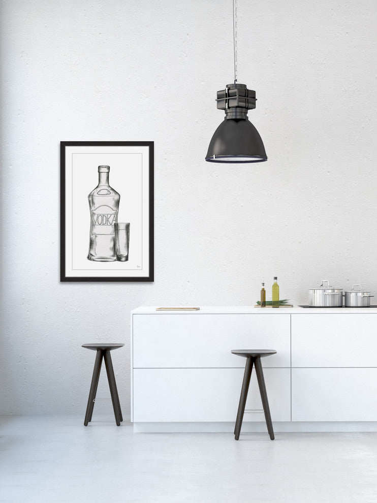 "Vodka" Framed Painting Print, 30"x45"