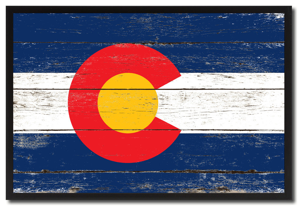 Colorado State Flag Canvas Print, 13"x17"