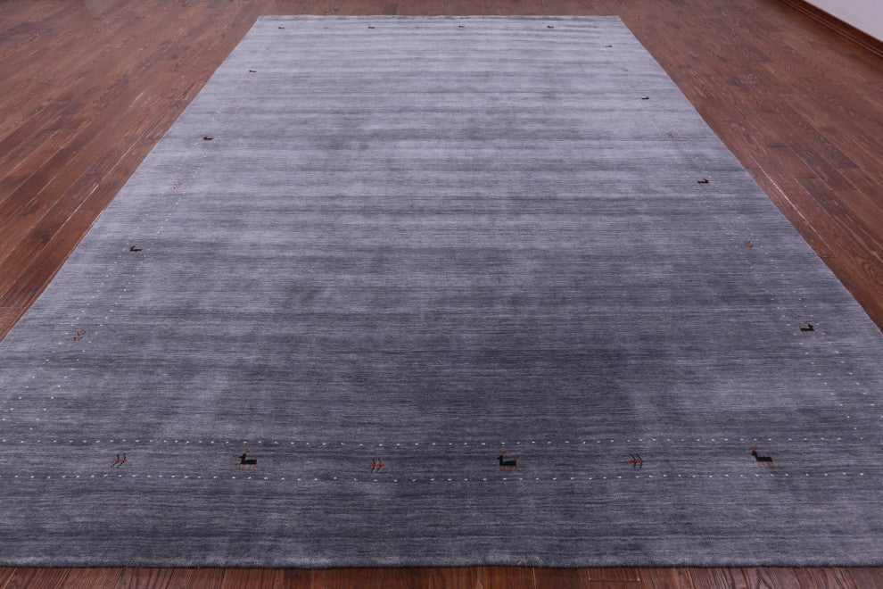 10' 0" X 14' 0" Persian Gabbeh Handmade Wool Rug - Q15257