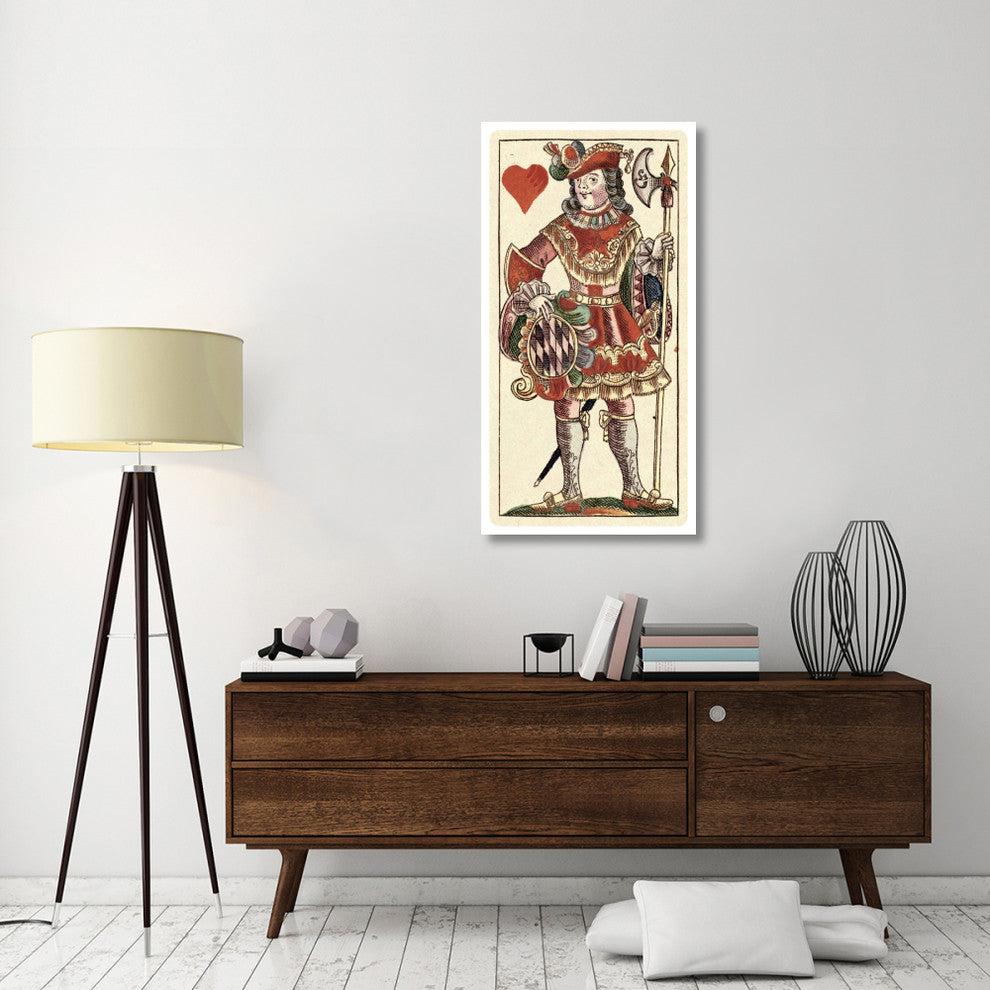 "Knave of Hearts (Bauern Hochzeit Deck)" Paper Art, 26"x50"