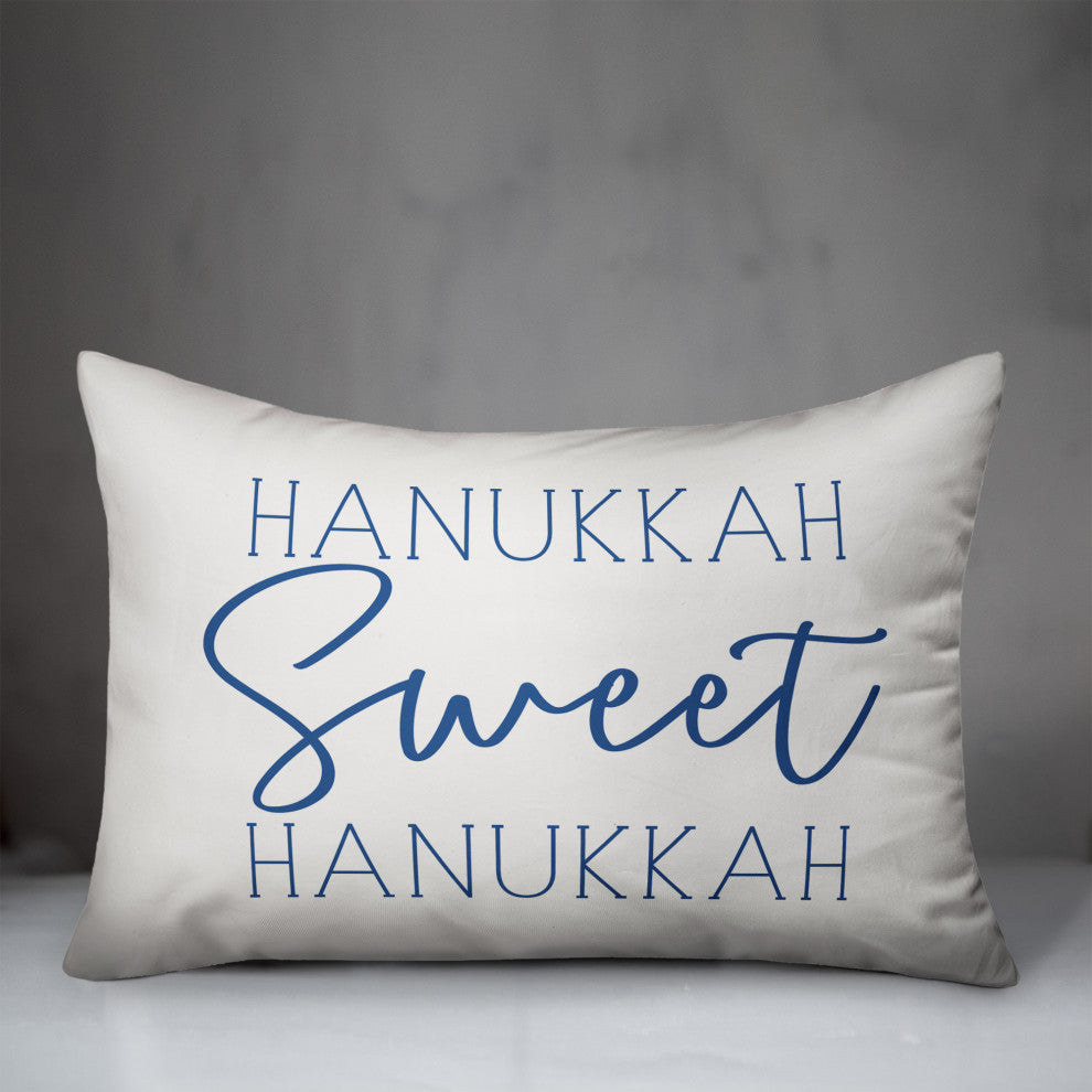 Hanukkah Sweet Hanukkah 14"x20" Throw Pillow