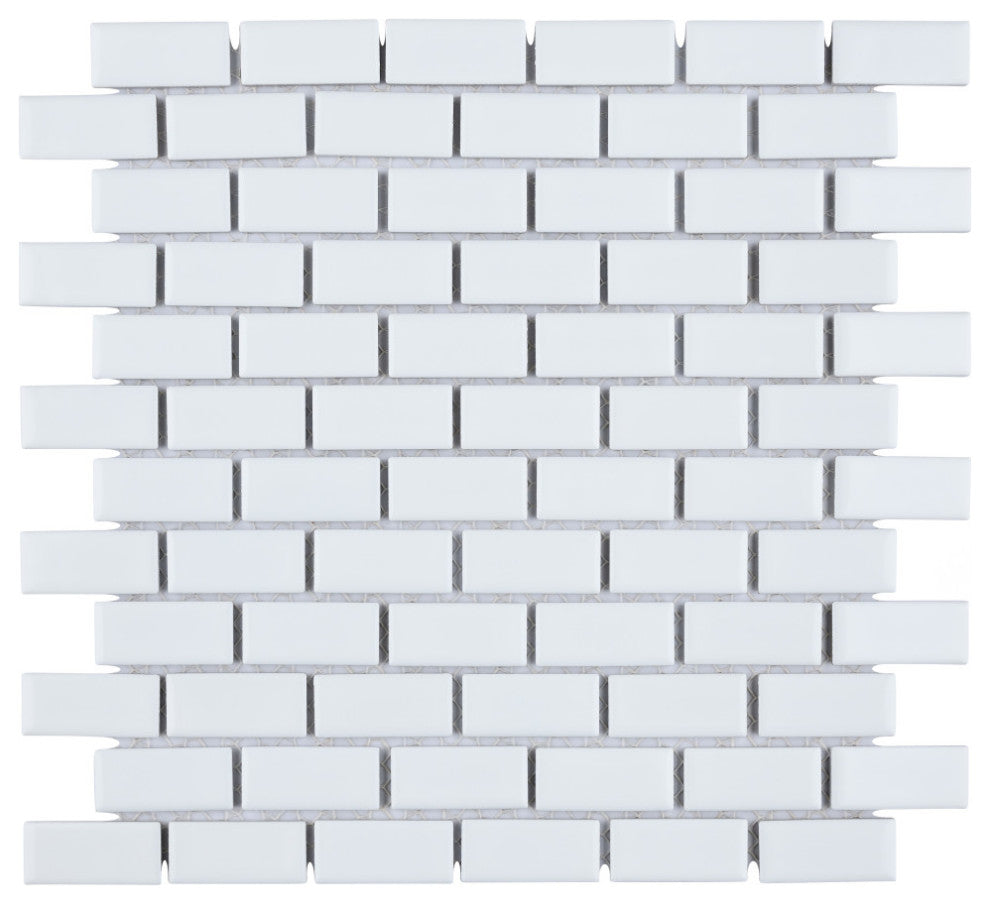 Hudson Subway White Porcelain Floor and Wall Tile