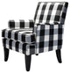 Herrera Classic Armchair With Pattern, Buffalo Black