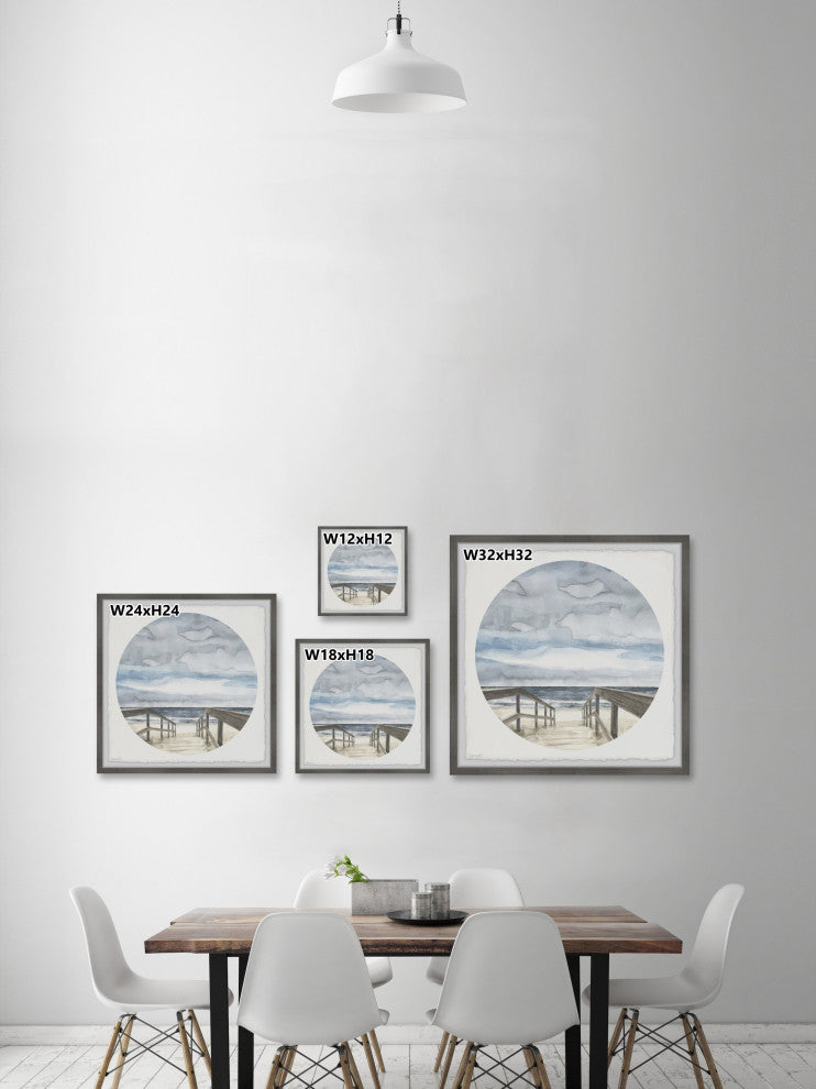 "Salty Breeze" Framed Painting Print, 32x32