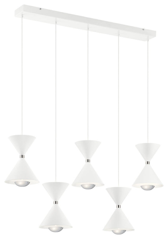 elan Kordan Linear Chandelier 84113MWH - Matte White