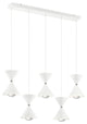 elan Kordan Linear Chandelier 84113MWH - Matte White