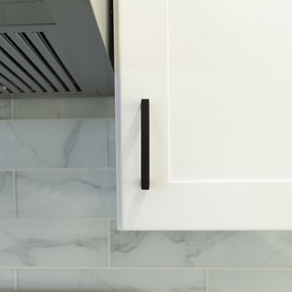 Matte Black Handle Pull 16-1/2" (420mm) Hole Centers, 16-7/8" Overall Length