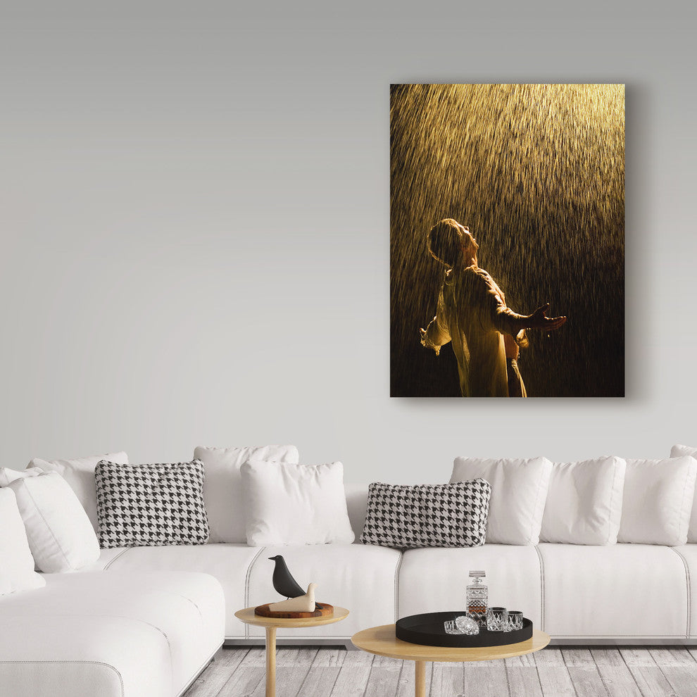Lev Tsimring 'Hope Rain' Canvas Art, 24"x18"