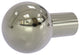 1" Cabinet Knob, Polished Nickel