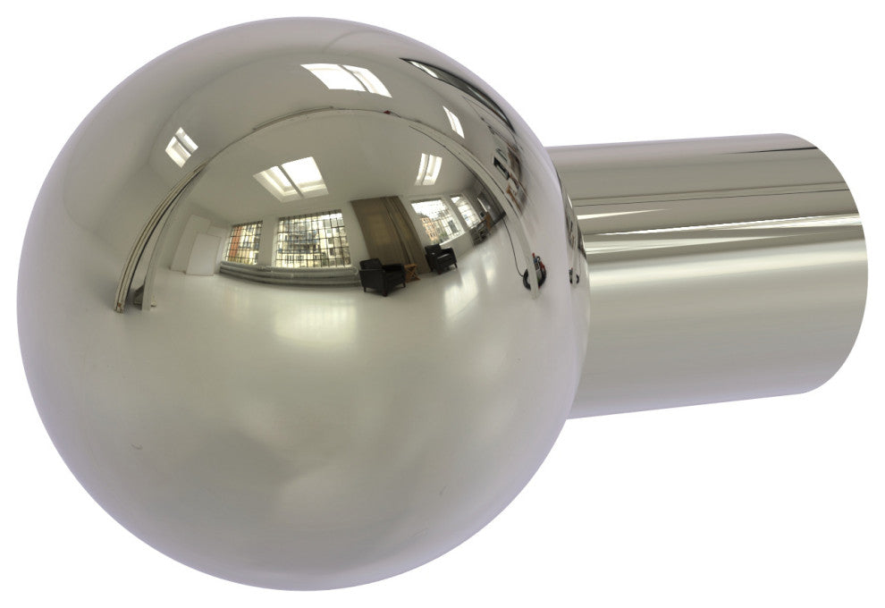 1" Cabinet Knob, Polished Nickel