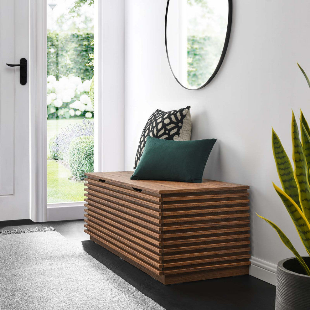 Render Storage Bench, Walnut