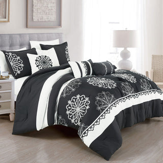Deborah 7-Piece Comforter Set, Queen