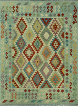 Sangat Kilim Tasleem Lt. Green Rug