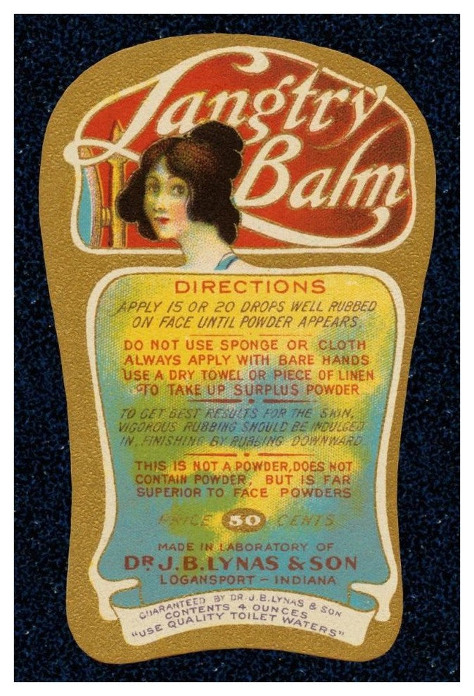 "Langtry Balm" Digital Paper Print by Retrolabel, 29"x42"