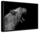 Lioness in Low Key' Framed Print Wall Art by Nauzet Baez