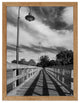 Follow the Lines Rural Landscape Framed Photo Paper Wall Art Prints, Red Oak, 11" X 14"